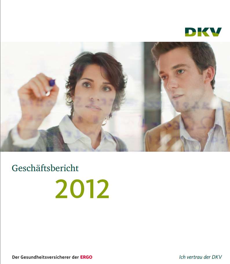 Cover Geschäftsbericht DKV 2012