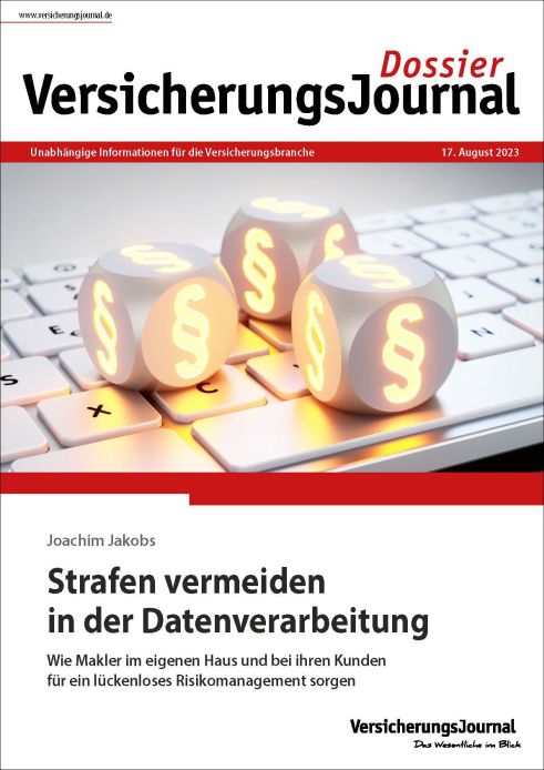 Titelbild von Dossier „Strafen vermeiden in der Datenverarbeitung“