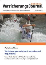 Titelbild von Dossier „Versicherungen zwischen Innovation und Regulierung“