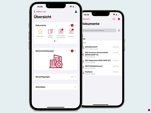 Die Hallesche-Patientenakte (Screenshot: Hallesche)