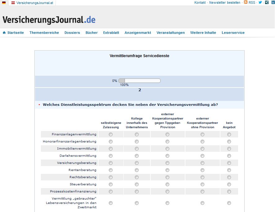 Bild: Screenshot VersicherungsJournal.de