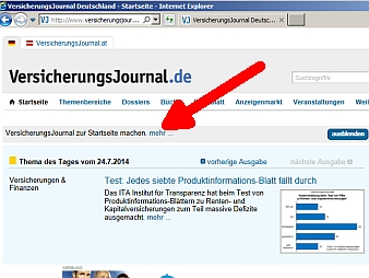 VersicherungsJournal.de Startseite